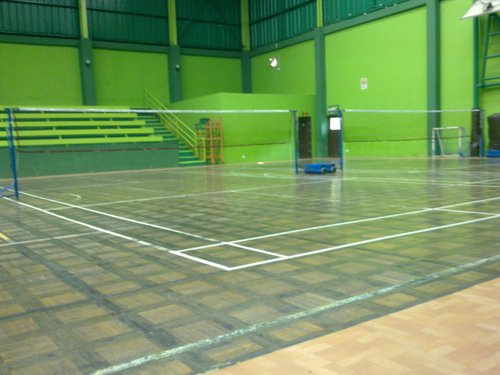 ukuran lapangan badminton