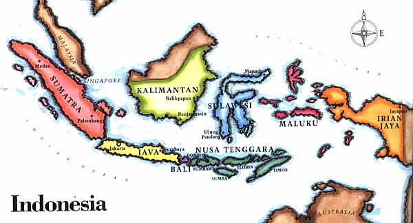 peta Indonesia
